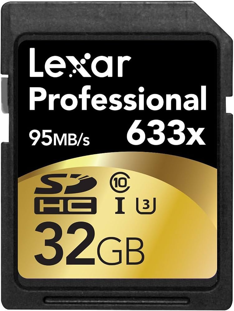 Lexar Professional 633x 32GB SDHC UHS-I/U3