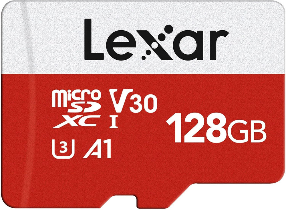 Lexar 128GB microSDXC UHS-I A1 U3 Class 10 V30