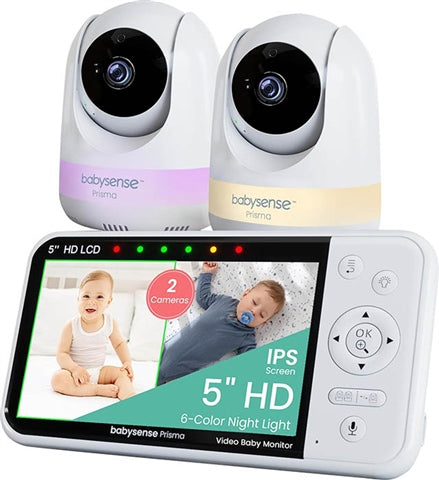 Prisma Baby Monitor 5" 720p Display W/2x Camera