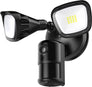 ZY-E1 Wired Floodlight Security Camera - Black