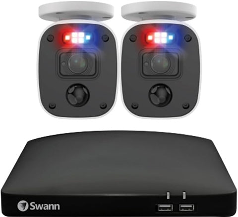Swann SWDVK-446802 4-Channel 1080p DVR & 2 Cameras
