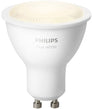 Hue GU10 Smart Light Bulb, 5.5 W, White (1x Bulb)