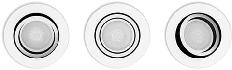 Hue Centura White & Colour Smart Ceiling Spot LED (3pack)