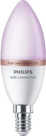 Wiz E14 C37 Colour Smart LED Wi-Fi Candle Bulb