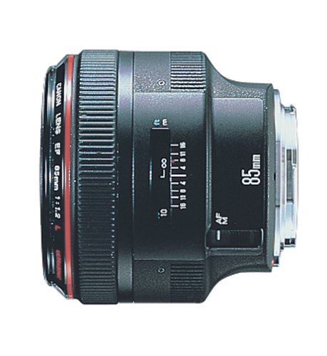 Canon EF 85mm f/1.2L USM Black Lens