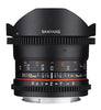 12mm T3.1 VDSLR ED AS NCS Fish-eye Cine Lens (Canon EF)
