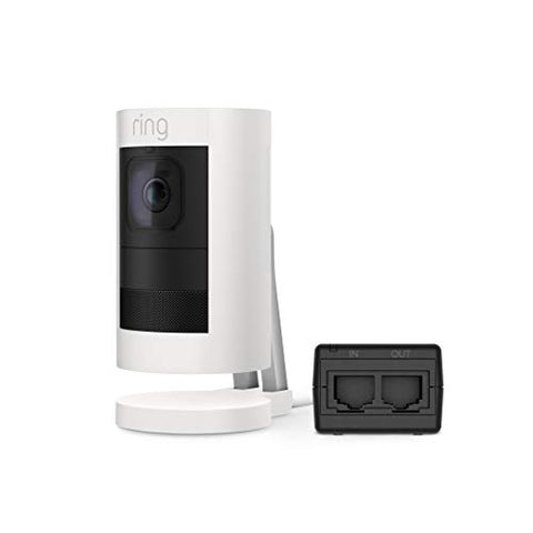 Ring Stick Up Cam Elite beveiligingscamera met PoE-adapter