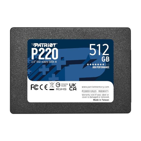 Patriot P220 2.5 inch SATA III SSD