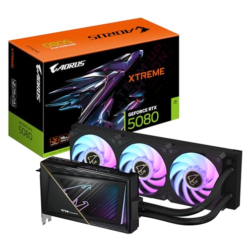 Aorus GeForce RTX 5080 Xtreme Waterforce 16GB GDDR7