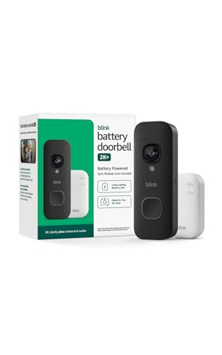 Battery Doorbell 2K+ Smart Video Doorbell - Zwart