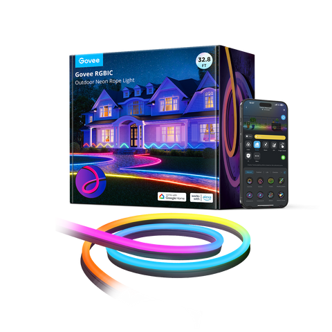 Neon RGBIC Outdoor Ground Lights Strip 10M