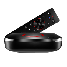 Infomir MAG425A 4K Android TV mediaspeler met voice remote
