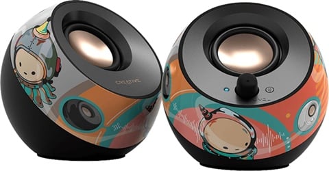 Creative Pebble v3 2.0 USB-C Desktop Speakers-Artisan Edition