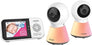 BM3350N-2 2.8" 2-Camera Full Colour Video Baby Monitor
