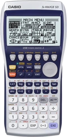 FX-9860GII SD Wetenschappelijke Rekenmachine