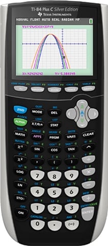 TI-84 Plus C Silver Edition Wetenschappelijke Rekenmachine