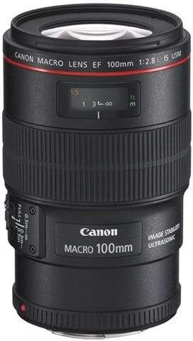 EF 100mm f/2.8L IS USM Macro Black Lens