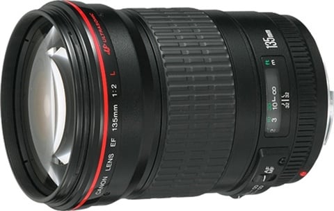 EF 135mm f/2L USM Black Lens