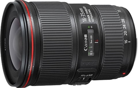 EF 16-35mm f/4L IS USM Black Lens