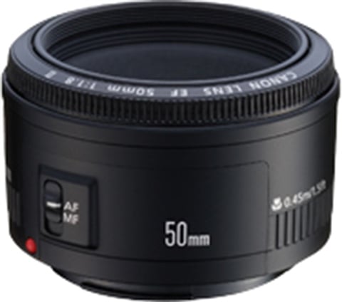 EF 50mm f/1.8 II Black Lens