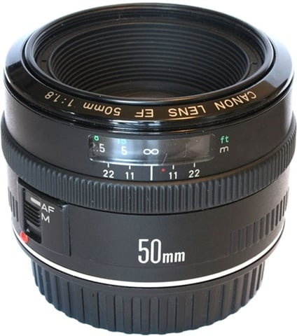 EF 50mm f/1.8 Black Lens