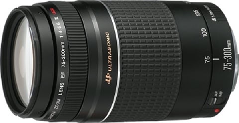 EF 75-300mm f/4-5.6 III USM Black Lens