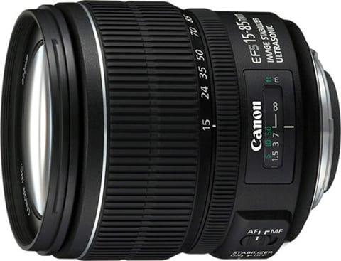 EF-S 15-85mm f/3.5-5.6 IS USM Black Lens