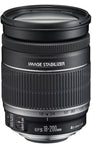 EF-S 18-200mm f/3.5-5.6 IS Black Lens