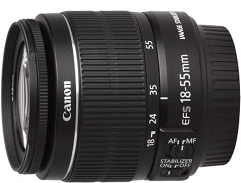 EF-S 18-55mm f/3.5-5.6 IS II Black Lens