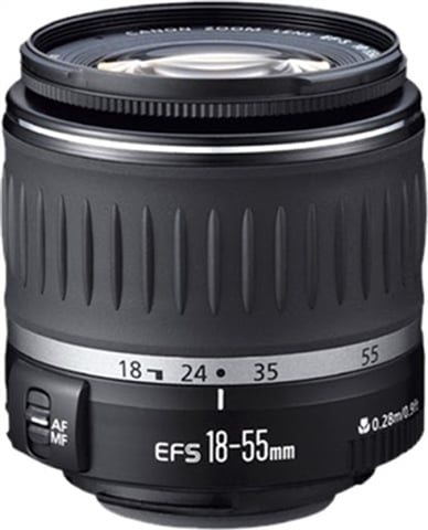 EF-S 18-55mm f/3.5-5.6 II Black Lens