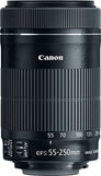EF-S 55-250mm f/4-5.6 IS Black Lens