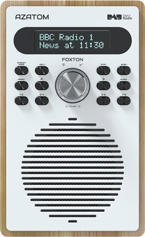 Foxton FX100 Digital DAB+ Radio - Oak