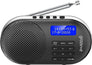 Milan GV-DR05 Portable DAB/FM Bluetooth Radio - Black