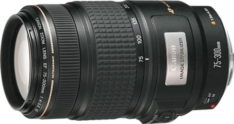 EF 75-300mm f/4-5.6 IS USM Black Lens