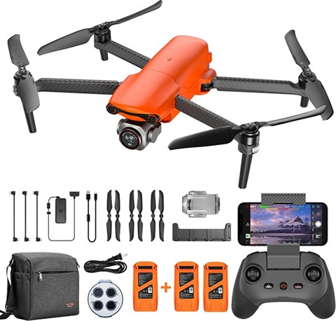 Robotics EVO Lite+ Drone(All Accessories) Premium Bundle -Orange