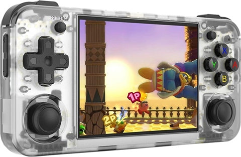 RG35XX/ARM A9/256MB Ram/64GB SD/3.5"/Linux/White Trans/A(No Game)