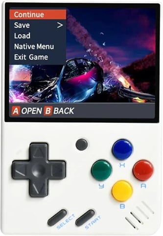Mini V4/128MB Ram/128GB MicroSD/2.8"/White/B (No Game)
