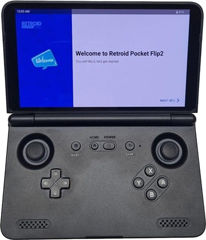 Retroid Pocket Flip 2 (D1100) (8GB+128GB) 5.5" Handheld Gaming - Black