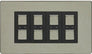 JSJSLW440SS 4 Gang 1-way Dimmer 210W - Stainless Steel