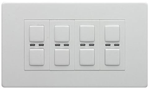 JSJSLW440WH 4 Gang 1-way Dimmer 210W - White