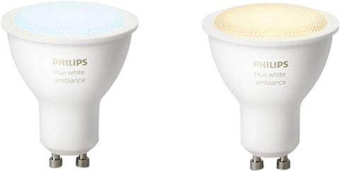 Hue White Ambiance (GU10) 4.3W (2 Pack)