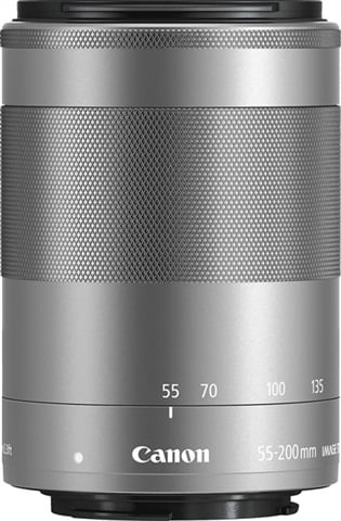 EF-M 55-200mm f/4.5-6.3 IS STM Silver Lens