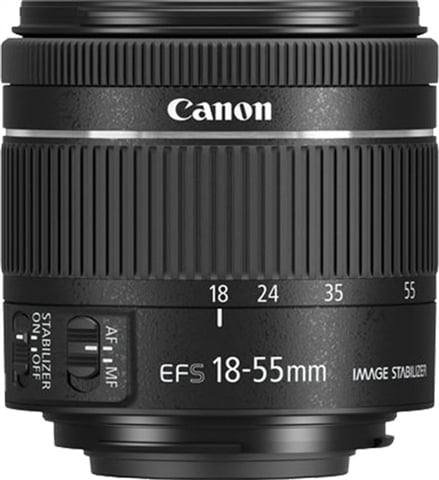 EF-S 18-55mm f/4-5.6 IS STM Black Lens