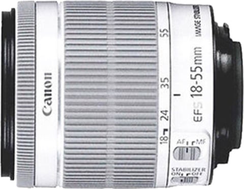 EF-S 18-55mm f/3.5-5.6 IS STM White Lens