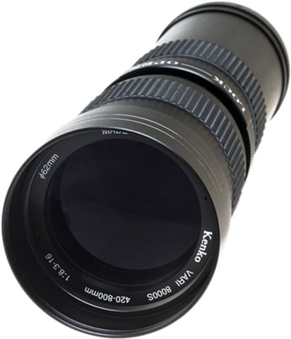 420-800mm f/8.3-16 Vari Zoom, Manual Focus Lens, Requires a T Mount