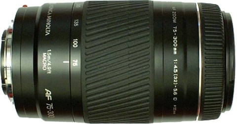 AF 75-300mm F/4.5-5.6 D (Sony)