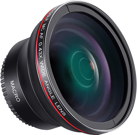 0.43x 58mm Wide Angle Lens For Canon