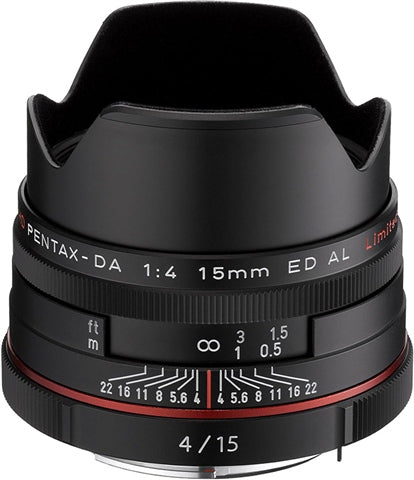 15mm f/4 ED AL DA Limited Lens (Pentax KAF Mount)