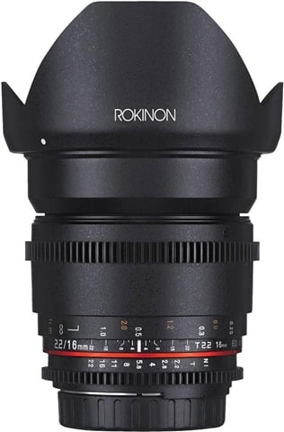 16mm T2.2 High Speed Wide Angle Cine DS (Canon)