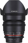 16mm T2.2 High Speed Wide Angle Cine DS (Canon)